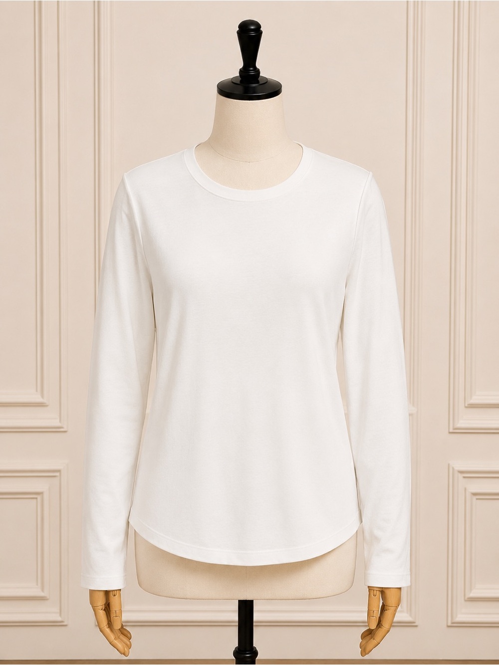 lululemon athletica White Long-Sleeve Crewneck Top